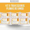 CloudPillow™ Travesseiro Premium Pluma de Ganso - Conforto de Hotel 5 Estrelas