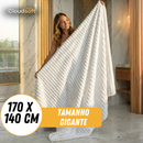 CloudSoft™ – Toalha Premium Algodão Turco | Kit 10 Banho + 10 Rosto (BRINDE)