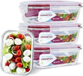 Kit com 15 Potes Herméticos de Vidro +10 Copos Aruba de Brinde