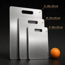 (COMPRE 1 E LEVE 3) Tábua de Inox Puro Anti-Bacteriana • TitaniumCook