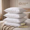 Kit 4 Travesseiros Pluma do Ganso – Antialérgicos