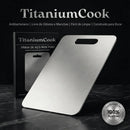 (COMPRE 1 E LEVE 3) Tábua de Inox Puro Anti-Bacteriana • TitaniumCook